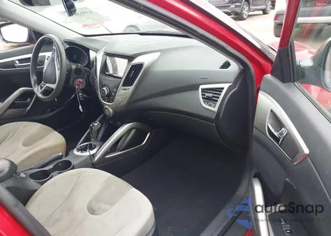 2012 Hyundai Veloster Base W/Gray from USA, damaged, VIN KMHTC6AD1CU051069